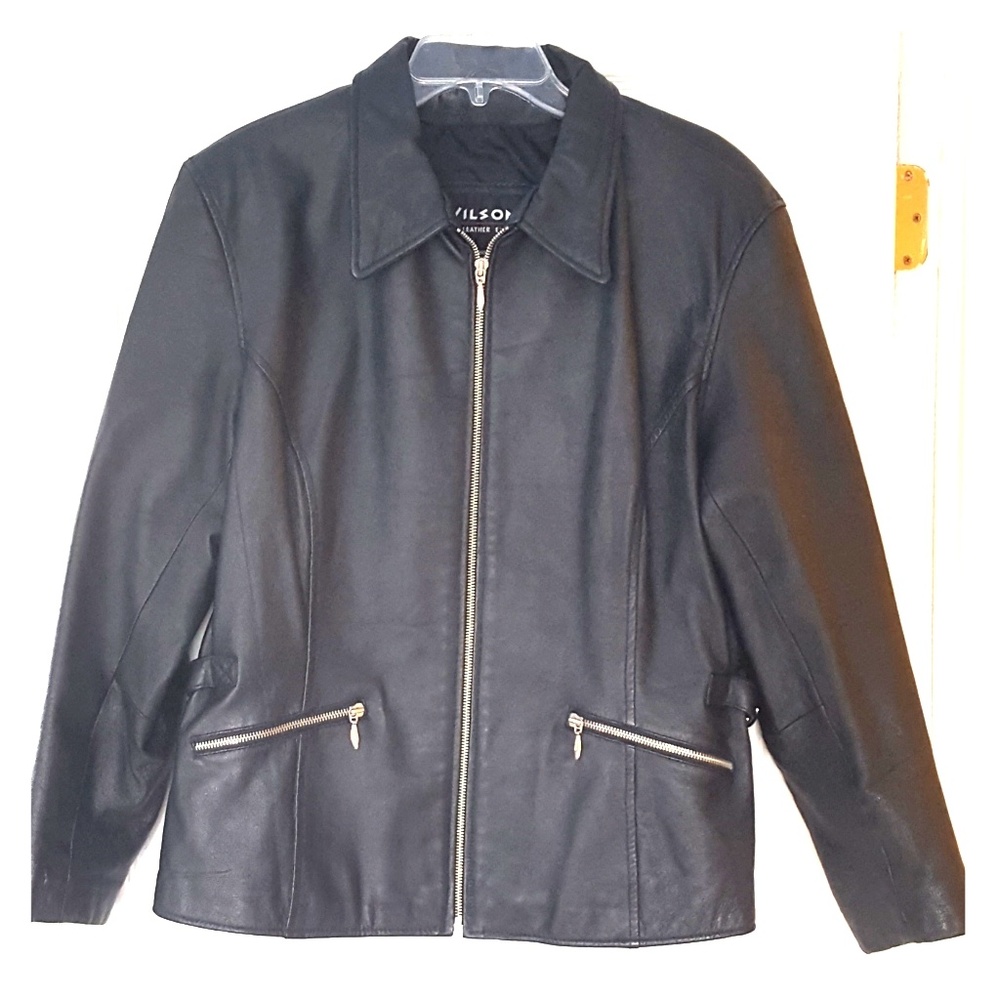 Women's Cut Leather Jacket